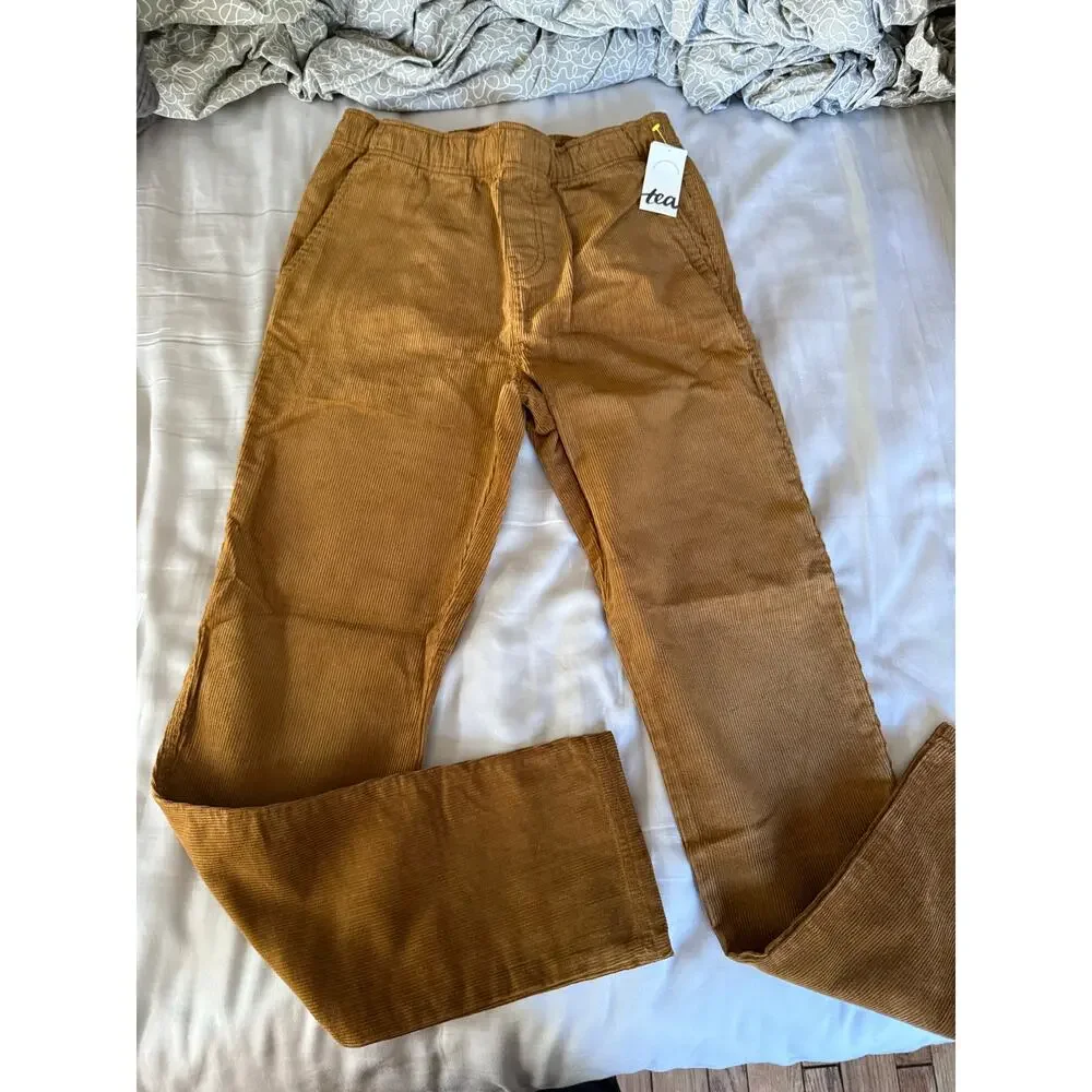 NEW Tea Collection tan Corduroy pants size 16